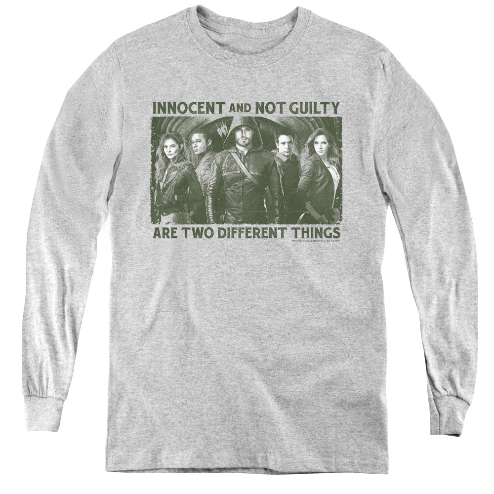 Arrow Not Guilty Youth Long-Sleeve T-Shirt