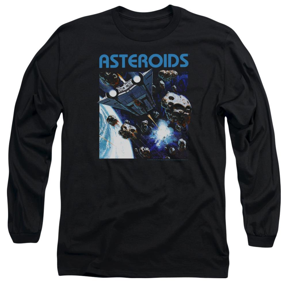 Atari 2600 Asteroids Men's 18/1 Cotton Long-Sleeve T-Shirt