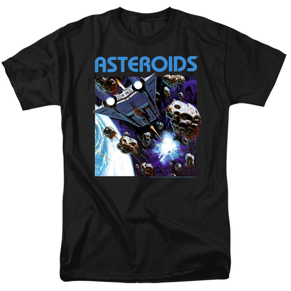 Atari 2600 Asteroids Men's 18/1 Cotton Short-Sleeve T-Shirt