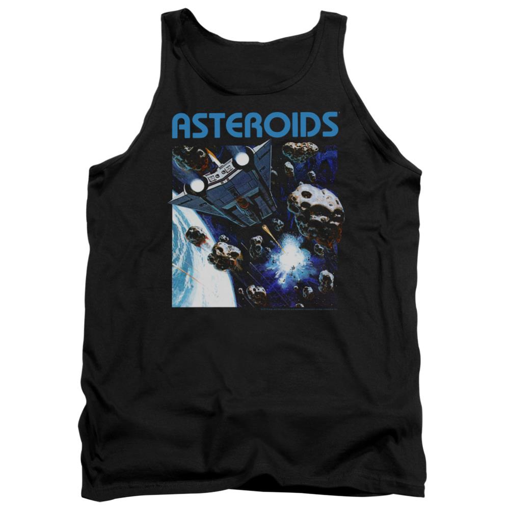 Atari 2600 Asteroids Men's 18/1 Cotton Tank Top