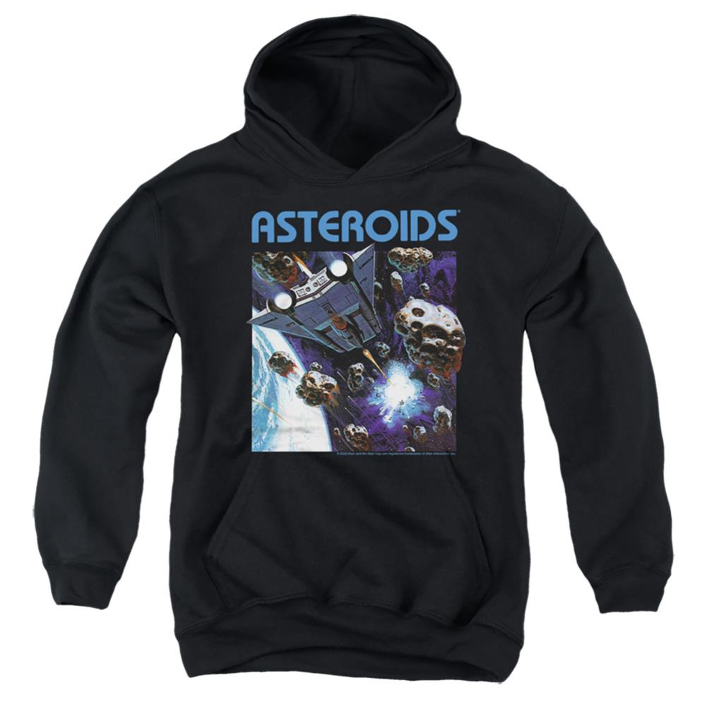 Atari 2600 Asteroids Youth Cotton Poly Pull-Over Hoodie