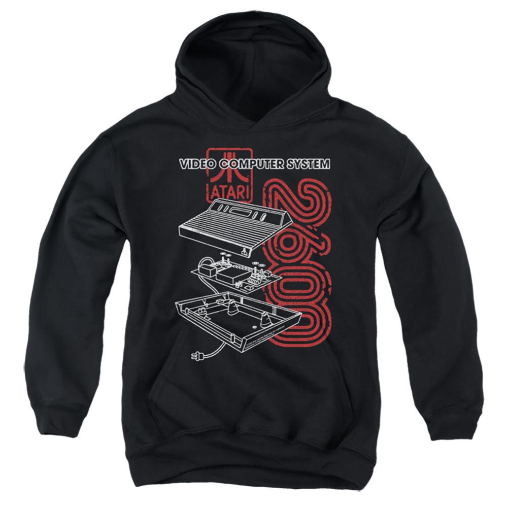 Atari 2600 Youth Cotton Poly Pull-Over Hoodie