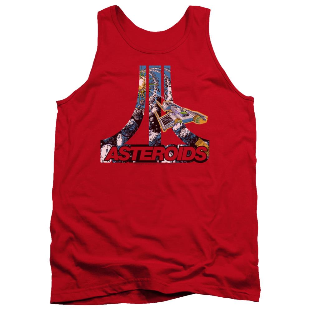Atari Asteroids Atari Men's 18/1 Cotton Tank Top