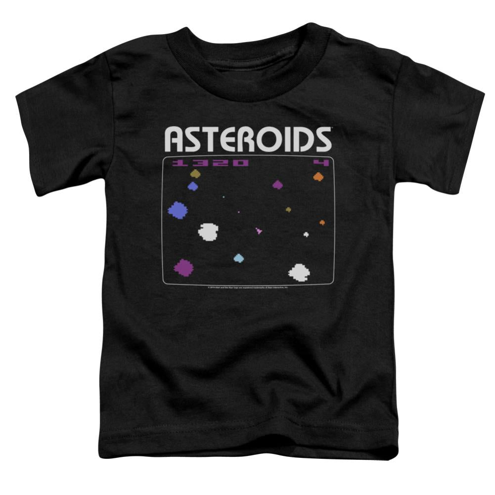 Atari Asteroids Screen Toddler 18/1 Cotton Short-Sleeve T-Shirt