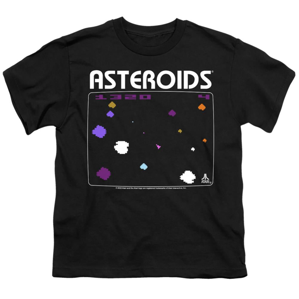 Atari Asteroids Screen Youth 18/1 100% Cotton Short-Sleeve T-Shirt