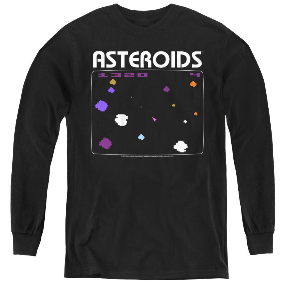 Atari Asteroids Screen Youth Long-Sleeve T-Shirt