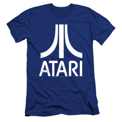 Atari Atari Logo Men's Ultra-Soft 30/1 Cotton Slim Short-Sleeve T-Shirt