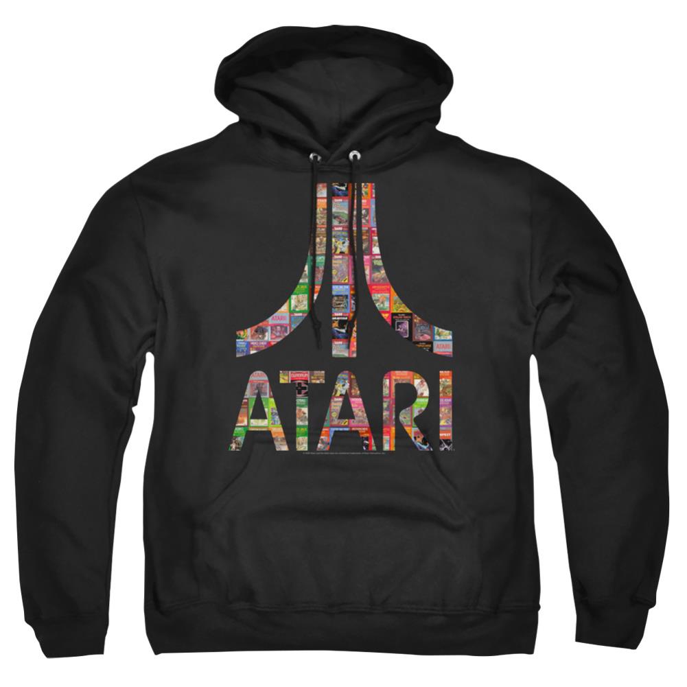 Atari Box Art Men's Pull-Over 75 25 Poly Hoodie