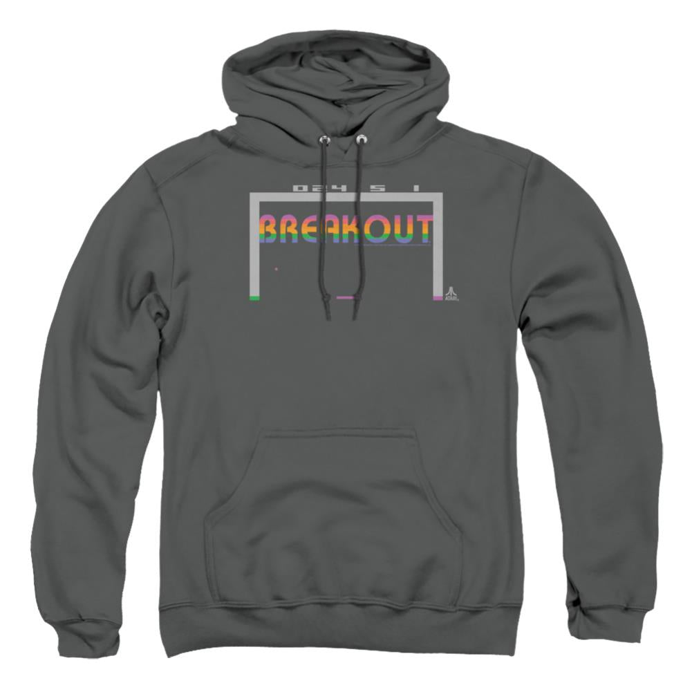 Atari Breakout 2600 Men's Pull-Over 75 25 Poly Hoodie