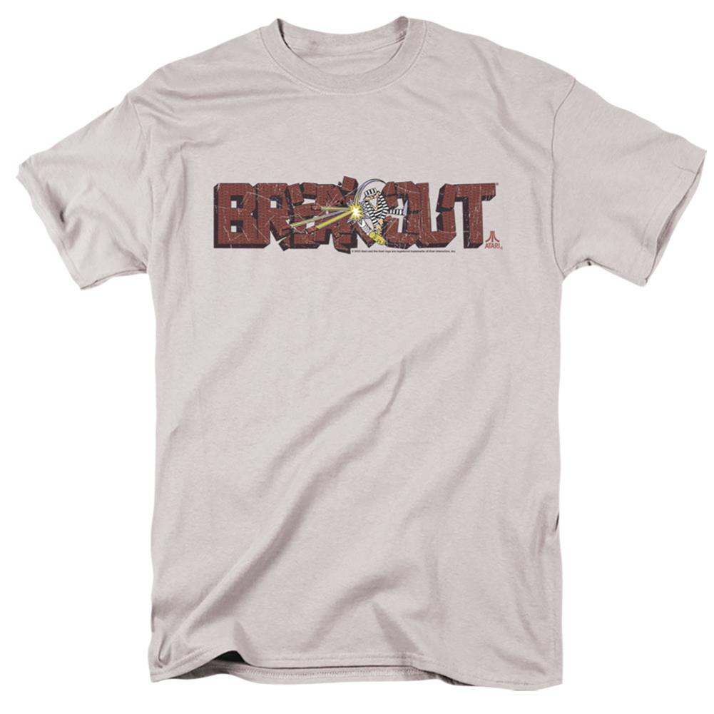 Atari Breakout Distressed Men's 18/1 Cotton Short-Sleeve T-Shirt
