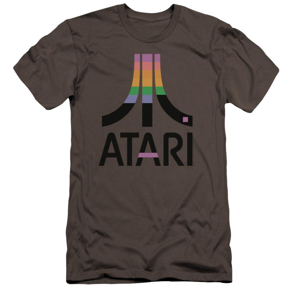 Atari Breakout Inset Men's Ultra-Soft 30/1 Cotton Slim Short-Sleeve T-Shirt