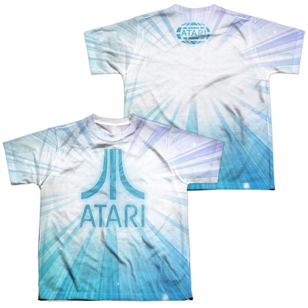 Atari Burst Logo (Front/Back Print) Youth Regular Fit Poly Short-Sleeve T-Shirt