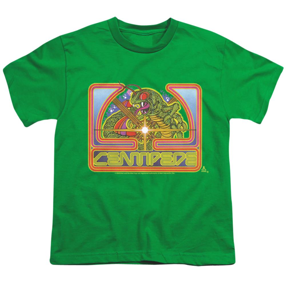 Atari Centipede Green Youth 18/1 100% Cotton Short-Sleeve T-Shirt