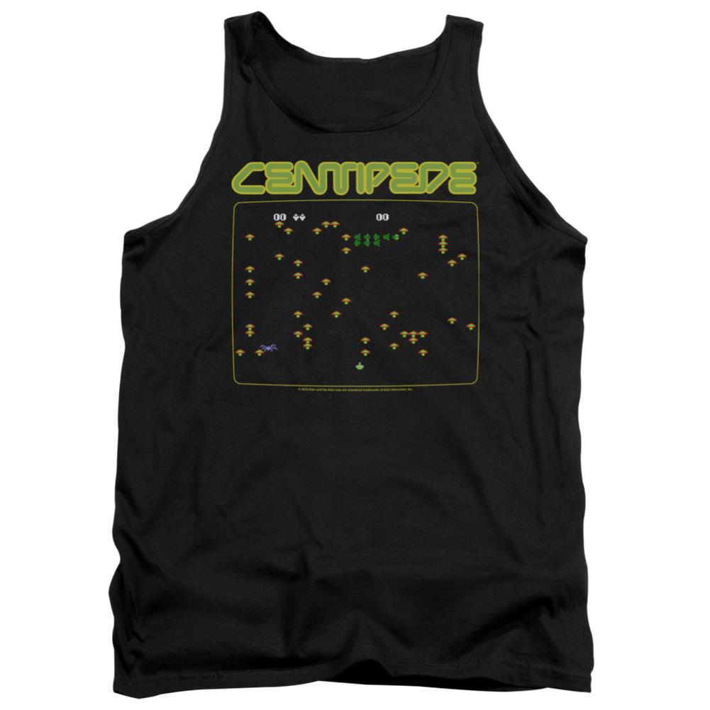 Atari Centipede Screen Men's 18/1 Cotton Tank Top