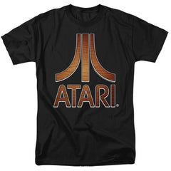 Atari Classic Wood Emblem Men's 18/1 Cotton Short-Sleeve T-Shirt