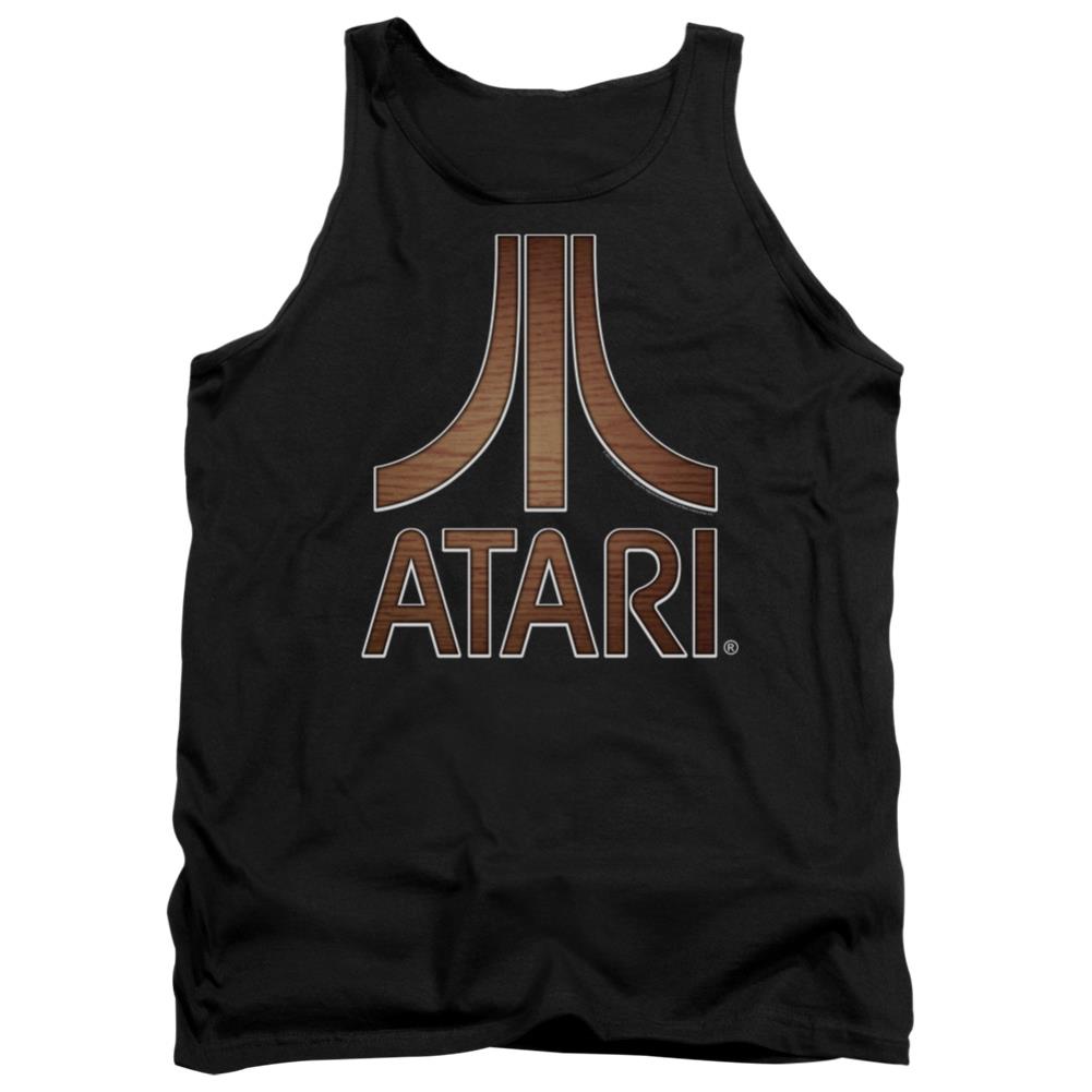 Atari Classic Wood Emblem Men's 18/1 Cotton Tank Top