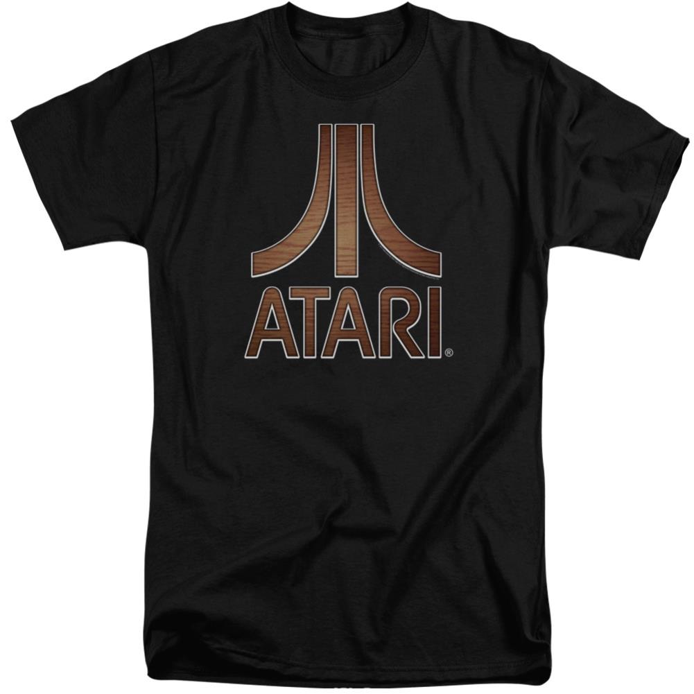 Atari Classic Wood Emblem Men's 18/1 Tall Cotton Short-Sleeve T-Shirt