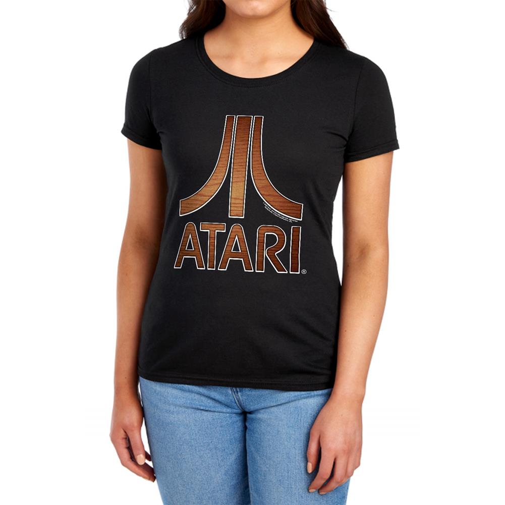 Atari Classic Wood Emblem Women's 18/1 Cotton Short-Sleeve T-Shirt