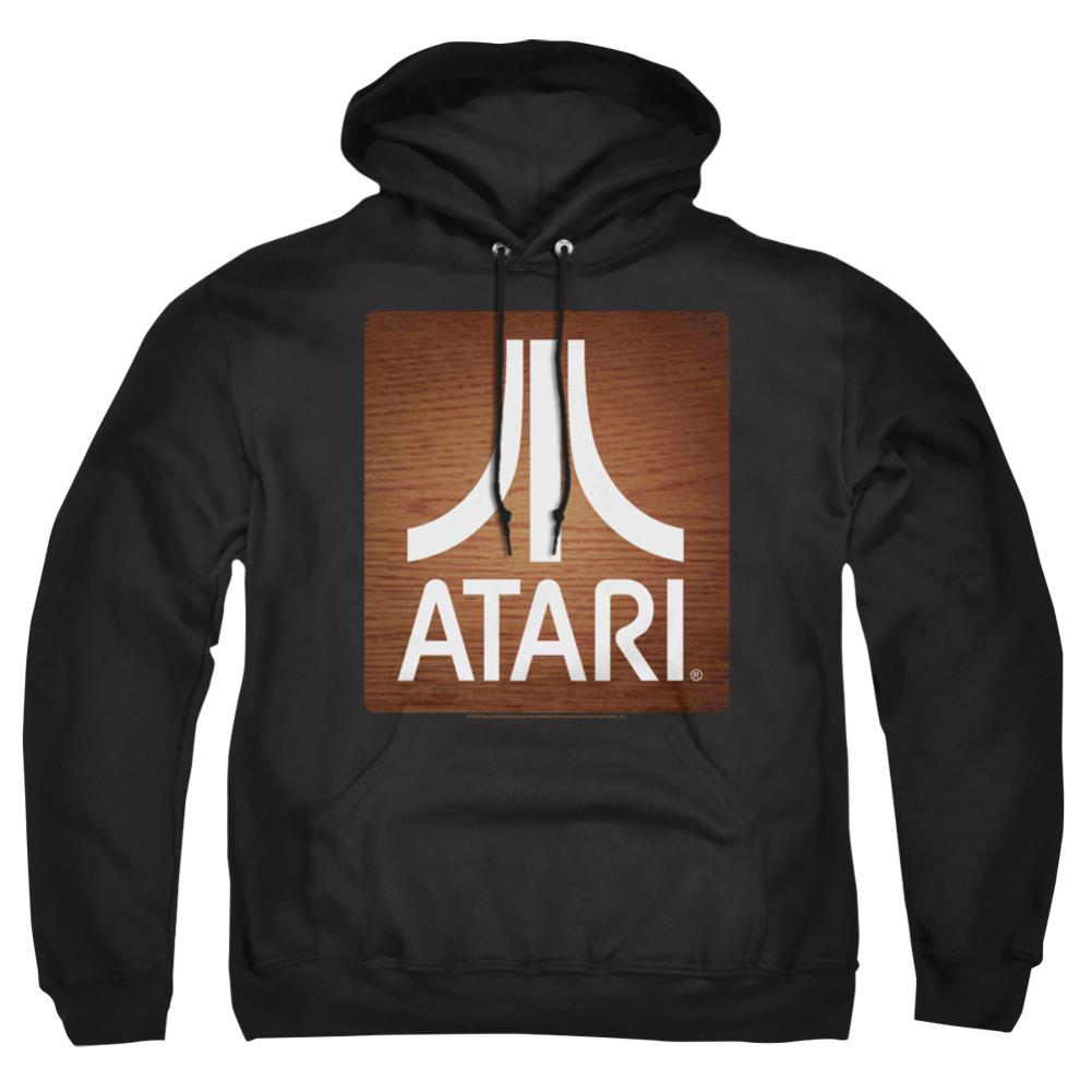 Atari Classic Wood Square Men's Pull-Over 75 25 Poly Hoodie
