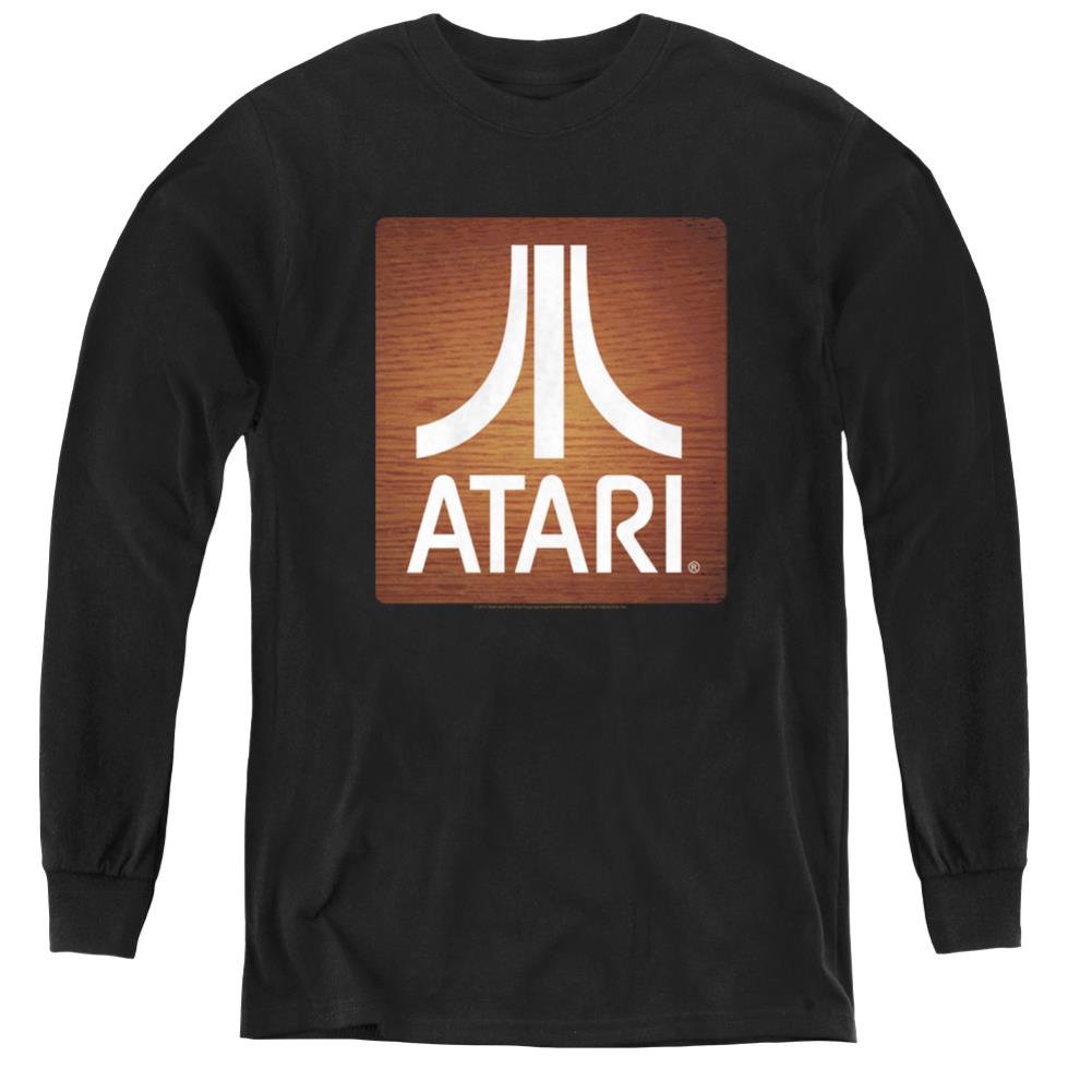 Atari Classic Wood Square Youth Long-Sleeve T-Shirt