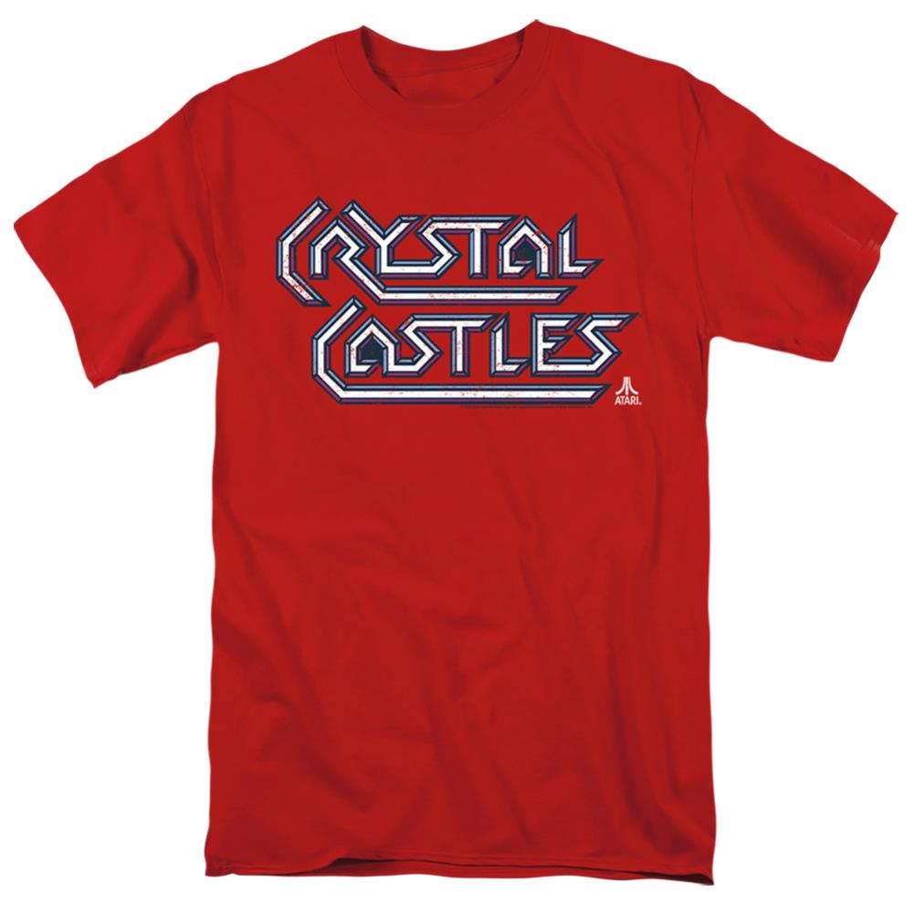 Atari Crystal Castles Logo Men's 18/1 Cotton Short-Sleeve T-Shirt