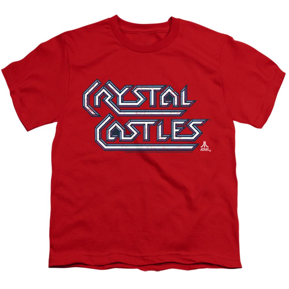 Atari Crystal Castles Logo Youth 18/1 100% Cotton Short-Sleeve T-Shirt