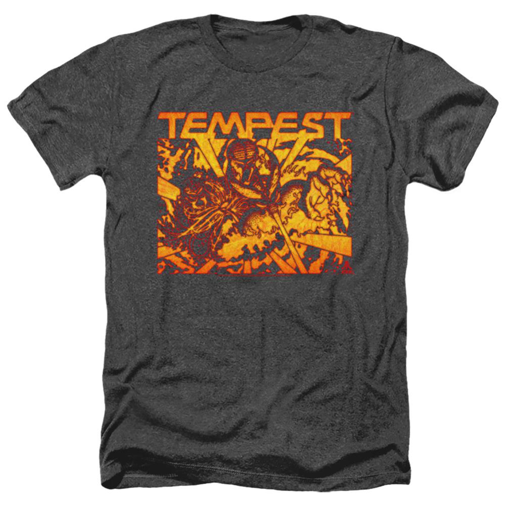 Atari Demon Reach Men's 30/1 Heather 60 40 Poly Short-Sleeve T-Shirt