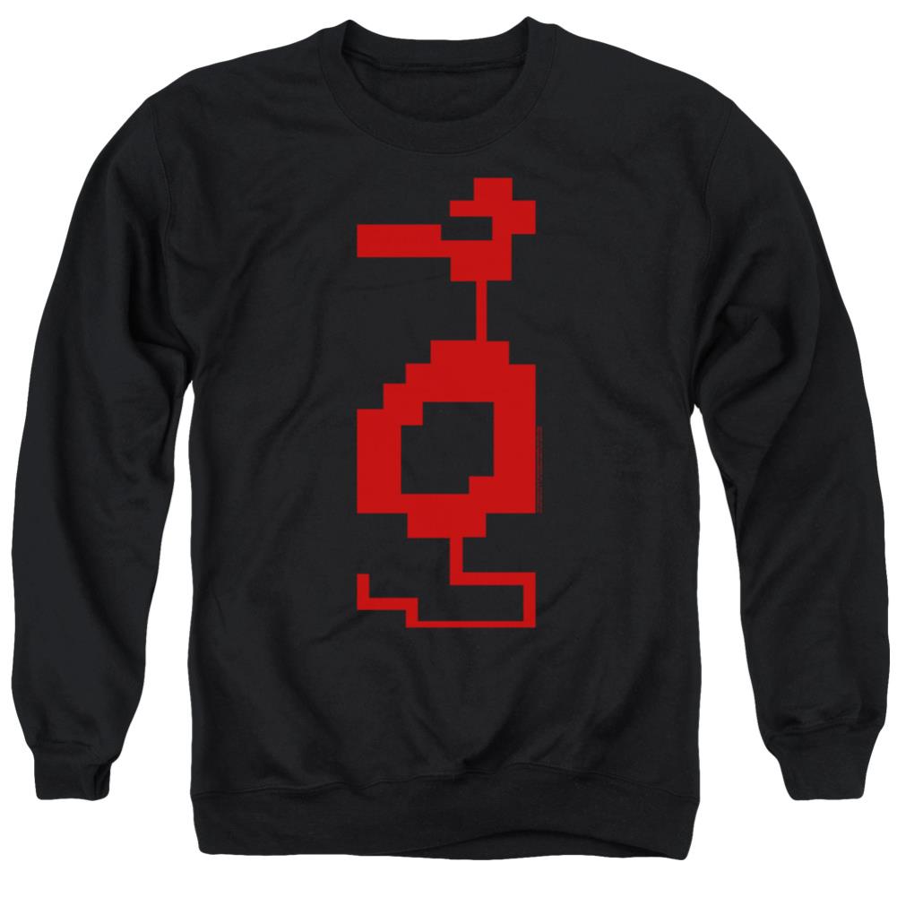 Atari Dragon Men's Crewneck 50 50 Poly Long-Sleeve T-Shirt