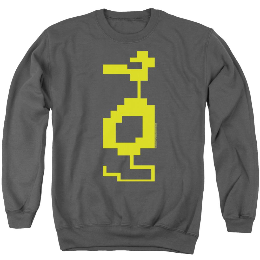 Atari Dragon Men's Crewneck 50 50 Poly Long-Sleeve T-Shirt