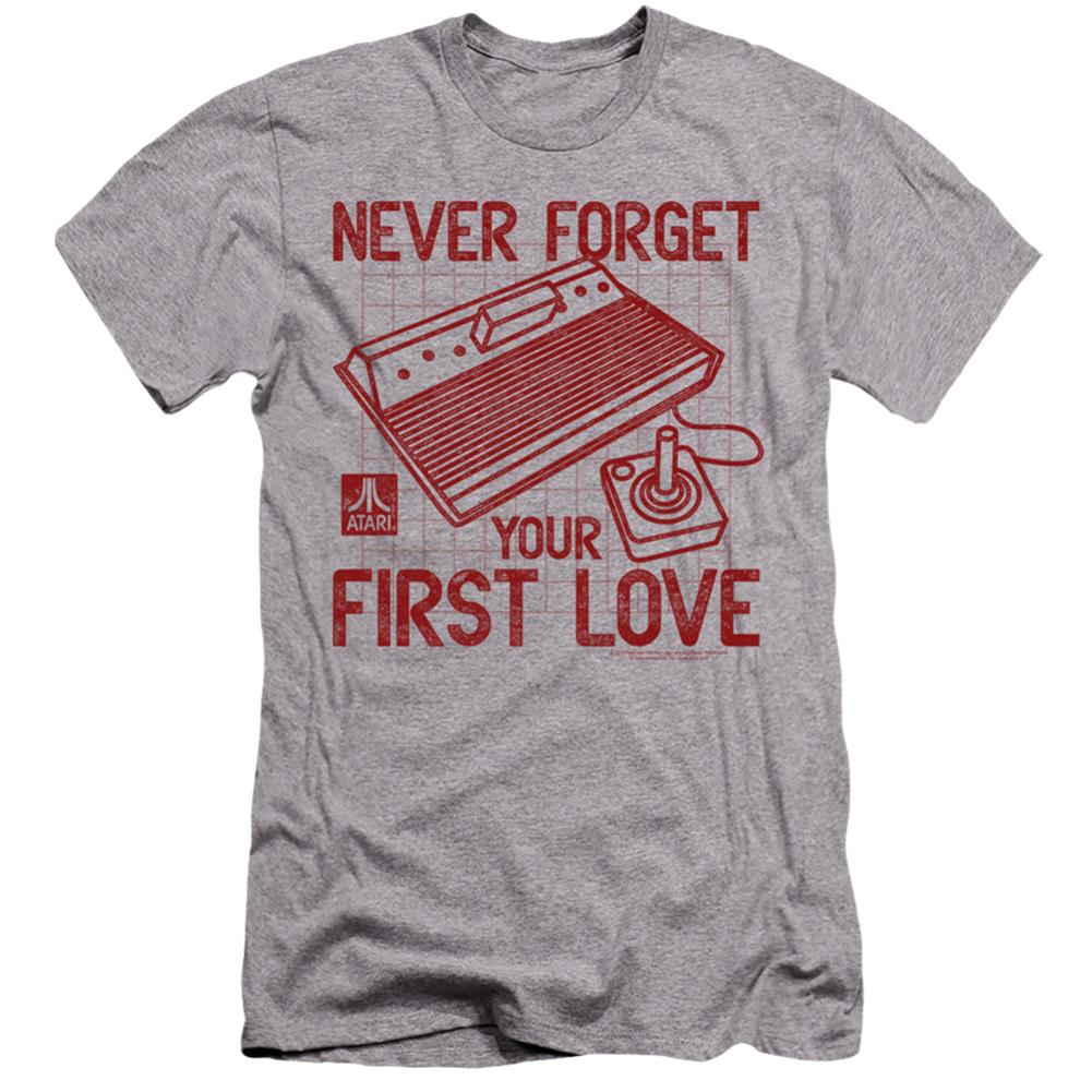 Atari First Love Men's Ultra-Soft 30/1 Cotton Slim Short-Sleeve T-Shirt