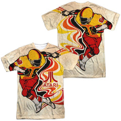 Atari Football (Front/Back Print) Men's Regular Fit Polyester Short-Sleeve T-Shirt