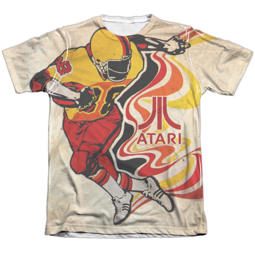 Atari Football Men's Regular Fit Poly Cotton Short-Sleeve T-Shirt