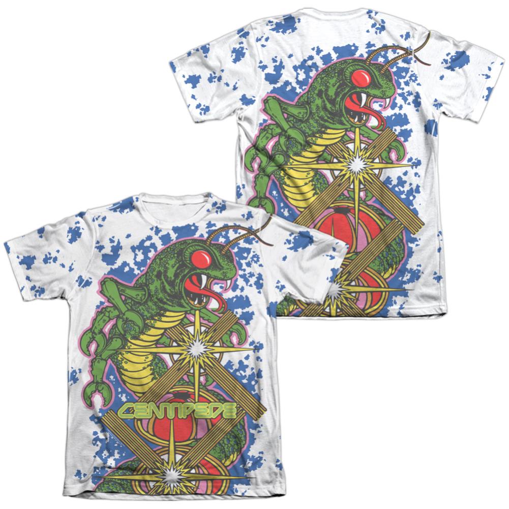 Atari Insect Attack (Front/Back Print) Men's Regular Fit Poly Cotton Short-Sleeve T-Shirt