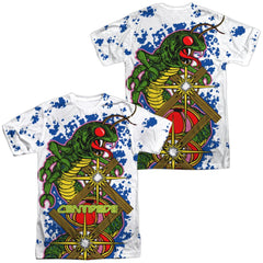 Atari Insect Attack (Front/Back Print) Men's Regular Fit Polyester Short-Sleeve T-Shirt