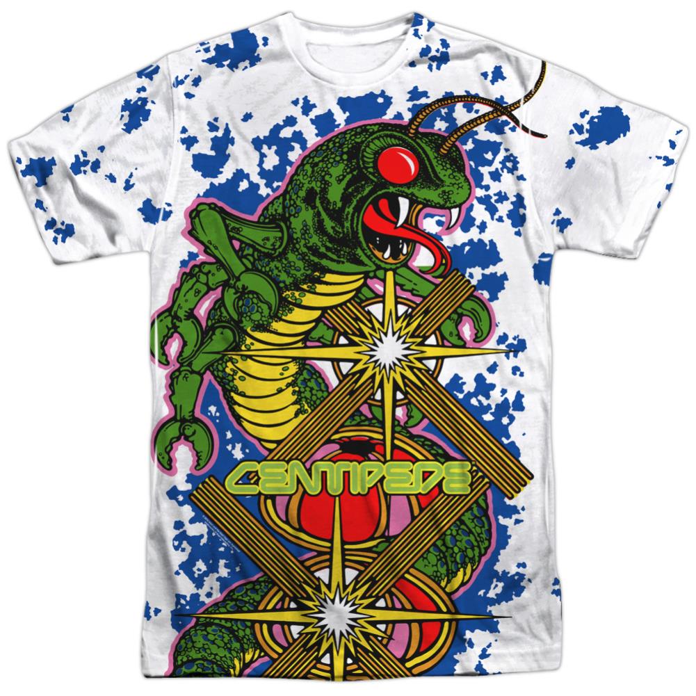 Atari Insect Attack Men's Regular Fit Polyester Short-Sleeve T-Shirt