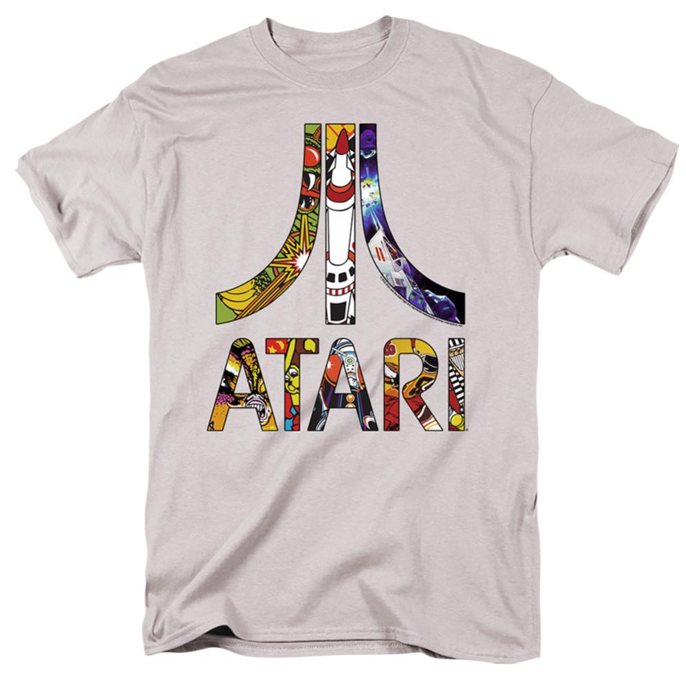 Atari Inset Art Men's 18/1 Cotton Short-Sleeve T-Shirt