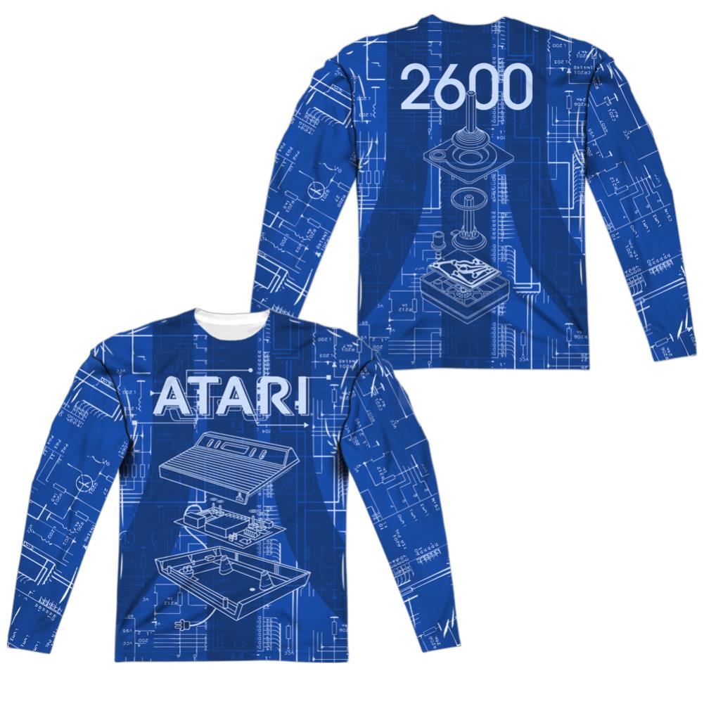 Atari Inside Out (Front/Back Print) Men's Regular Fit Polyester Long-Sleeve T-Shirt