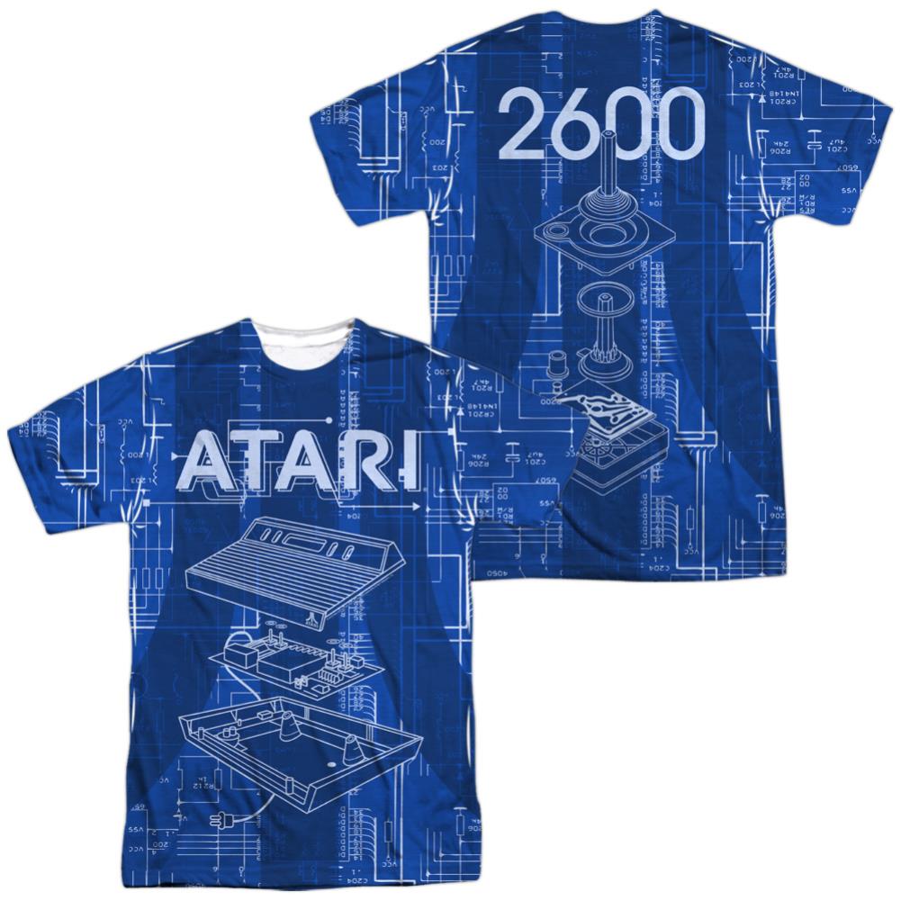 Atari Inside Out (Front/Back Print) Men's Regular Fit Polyester Short-Sleeve T-Shirt