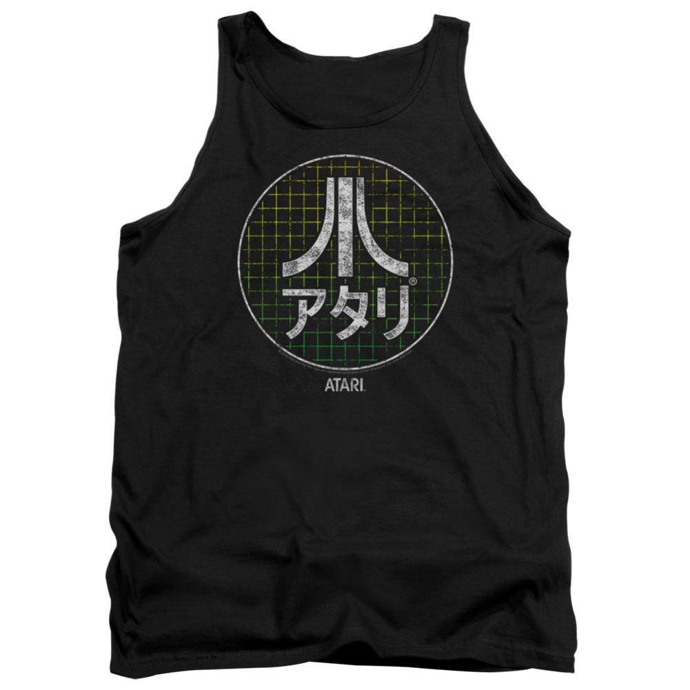 Atari Japanese Grid Men's 18/1 Cotton Tank Top