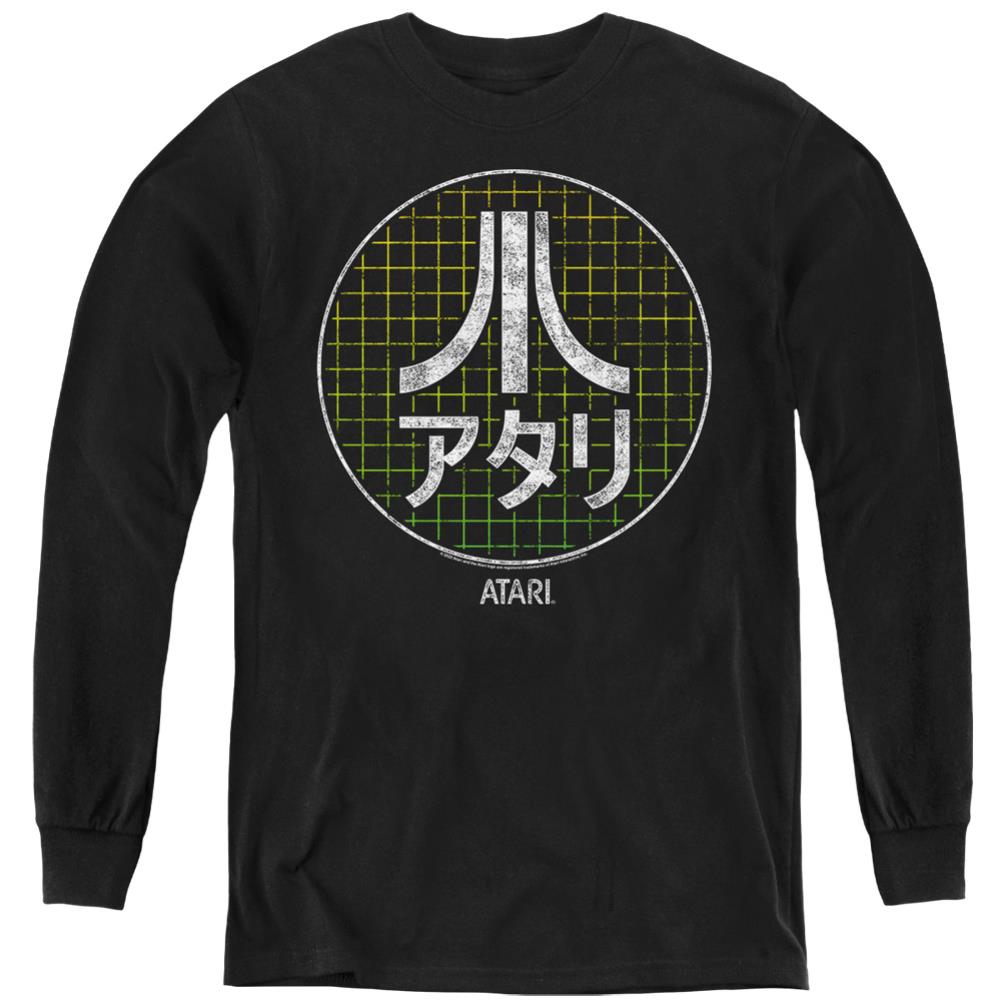 Atari Japanese Grid Youth Long-Sleeve T-Shirt