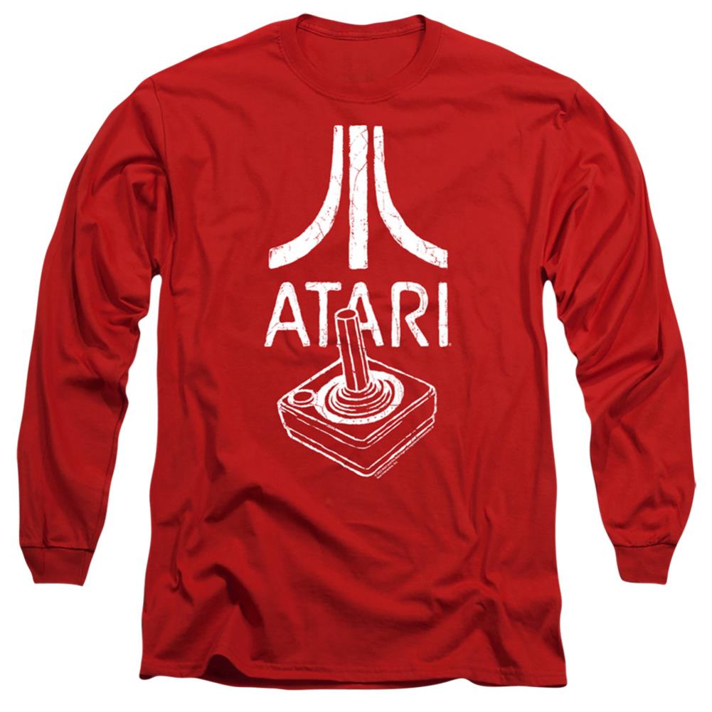 Atari Joystick Logo Men's 18/1 Cotton Long-Sleeve T-Shirt