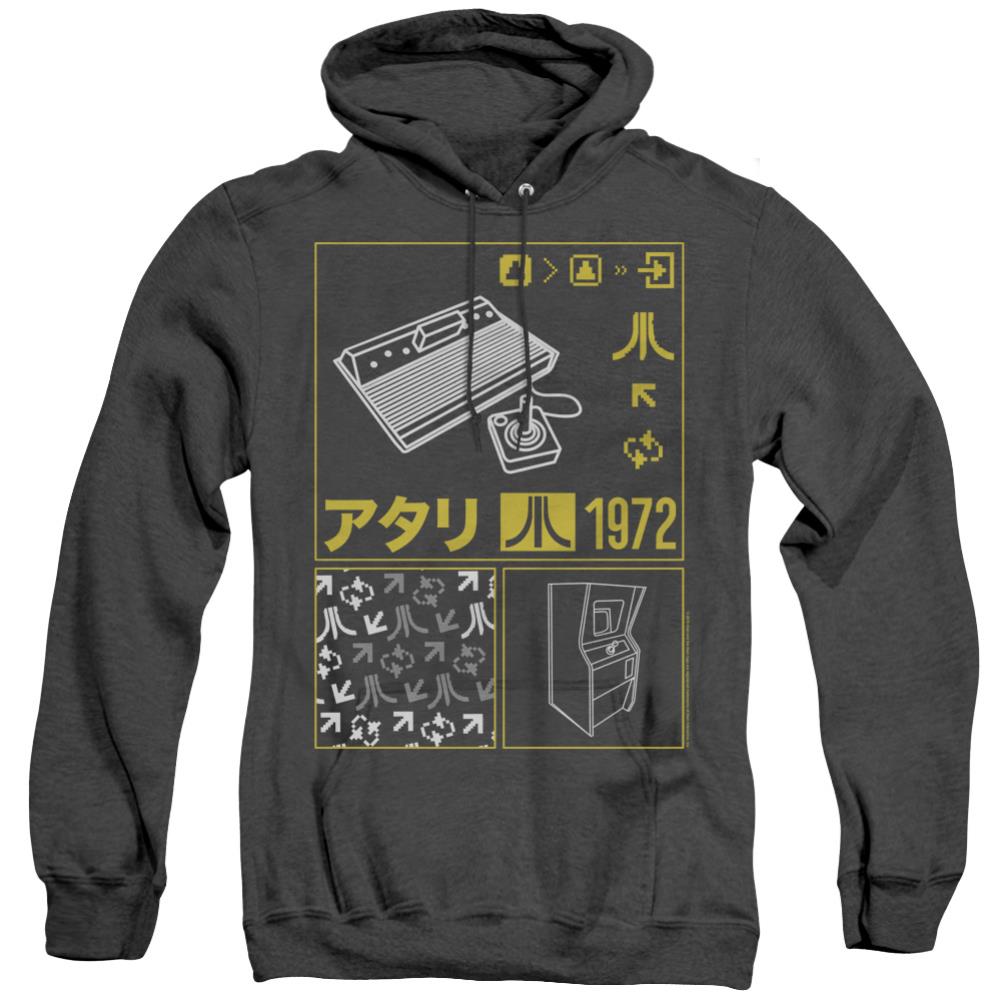 Atari Kanji Squares Men's Pull-Over Hoodie