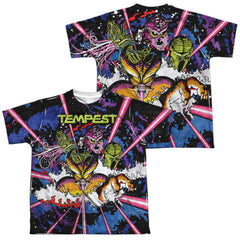 Atari Key Art (Front/Back Print) Youth Regular Fit Poly Short-Sleeve T-Shirt