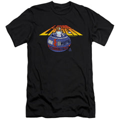 Atari Lunar Globe Men's Ultra-Soft 30/1 Cotton Slim Short-Sleeve T-Shirt