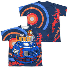 Atari Lunar Landing (Front/Back Print) Youth Regular Fit Poly Short-Sleeve T-Shirt