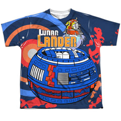 Atari Lunar Landing Youth Regular Fit Poly Short-Sleeve T-Shirt