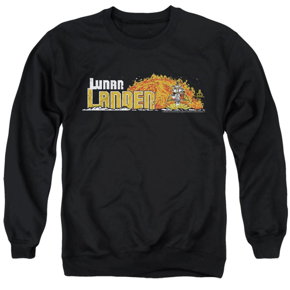 Atari Lunar Marquee Men's Crewneck 50 50 Poly Long-Sleeve T-Shirt