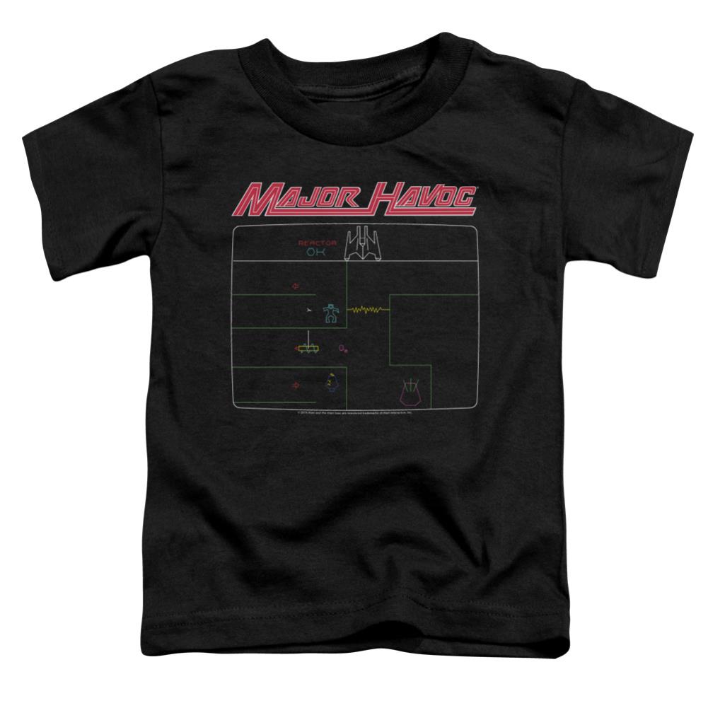 Atari Major Havoc Screen Toddler 18/1 Cotton Short-Sleeve T-Shirt