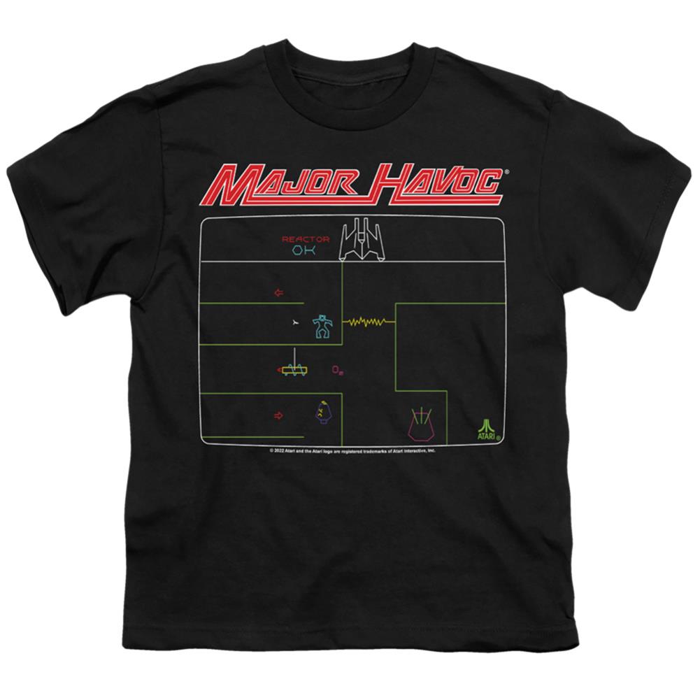Atari Major Havoc Screen Youth 18/1 100% Cotton Short-Sleeve T-Shirt