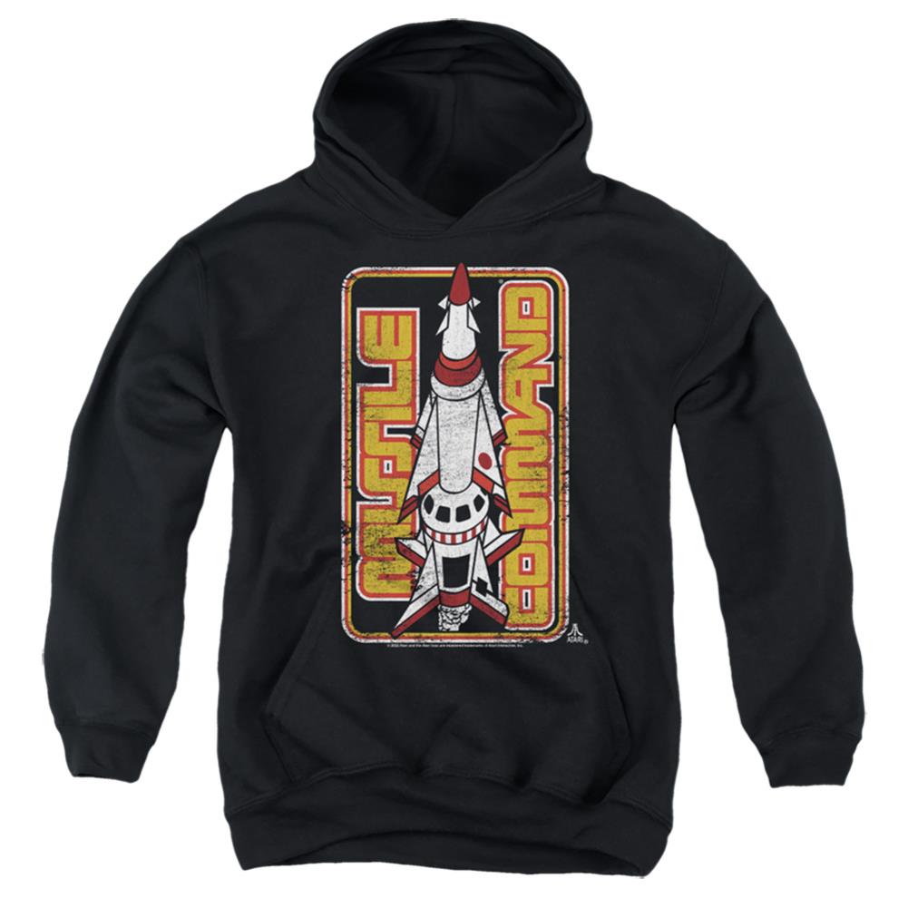 Atari Missile Youth Cotton Poly Pull-Over Hoodie